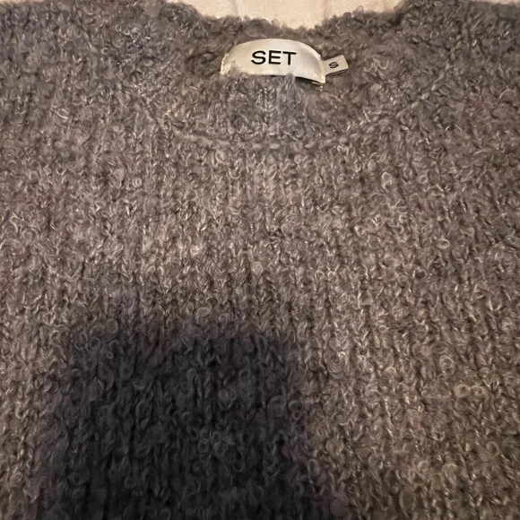 SET Active Bouclé Oversized Crewneck Sweater - Picture 3 of 4